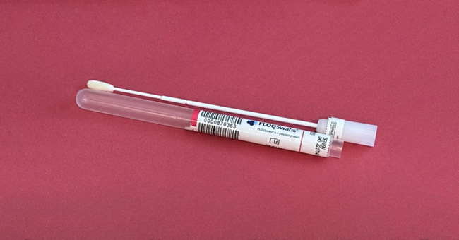 A stock image of a self-test